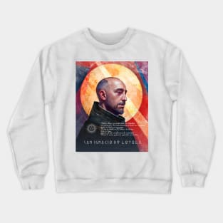 Art portrait of Saint Ignatius of Loyola Crewneck Sweatshirt